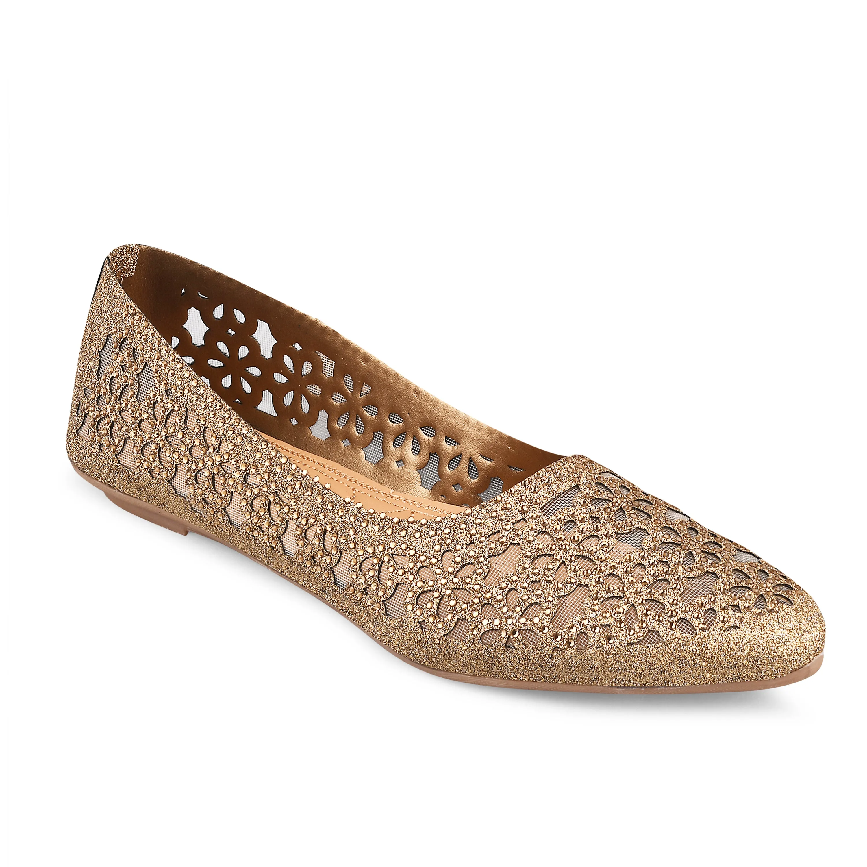 Pointed-Toe Ballerinas Flat Jutti
