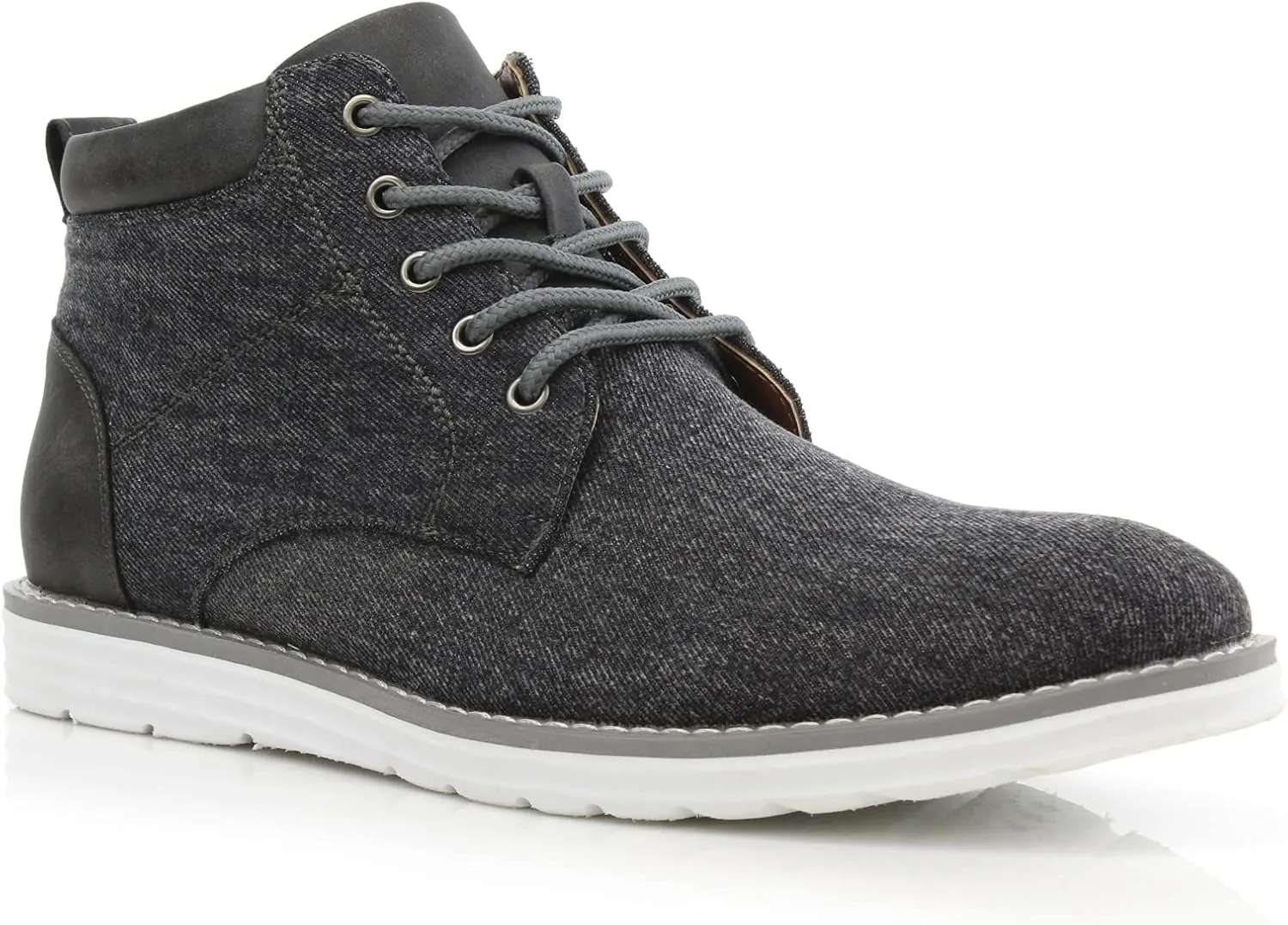 Polar Fox Colbert MPX506059 Mens Mid-Top Casual Breathable Sneaker Chukka Boots with Memory Foam insole