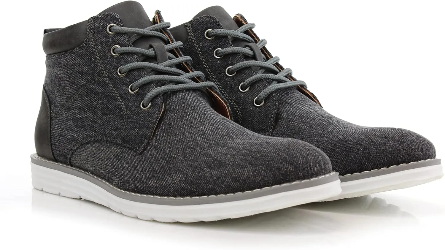 Polar Fox Colbert MPX506059 Mens Mid-Top Casual Breathable Sneaker Chukka Boots with Memory Foam insole