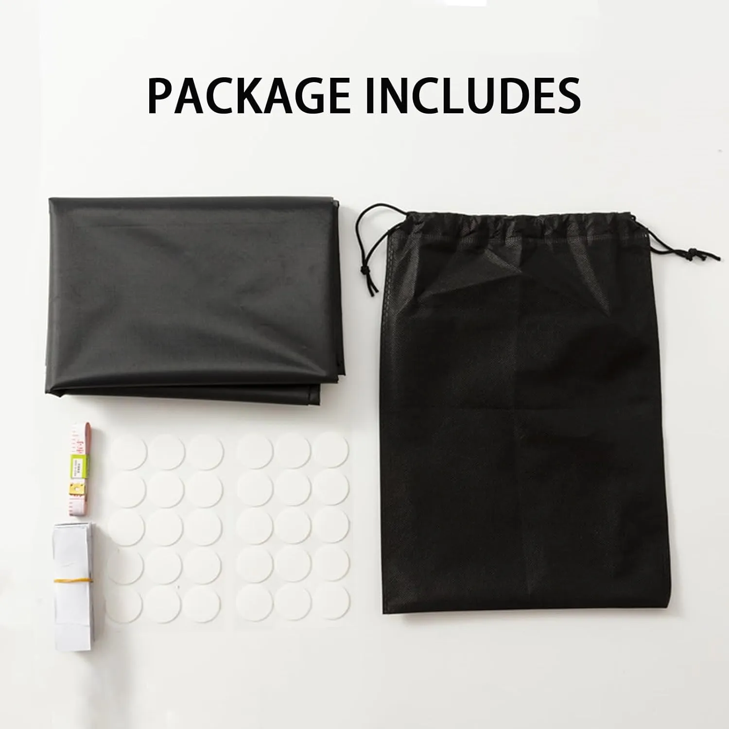 Portable Blackout Curtain No Tools Cuttable Required Temporary Blinds, Perfect for Baby Nursery Or Dorm Room Sunshade Curtains with Travel Bag(150x100cm)