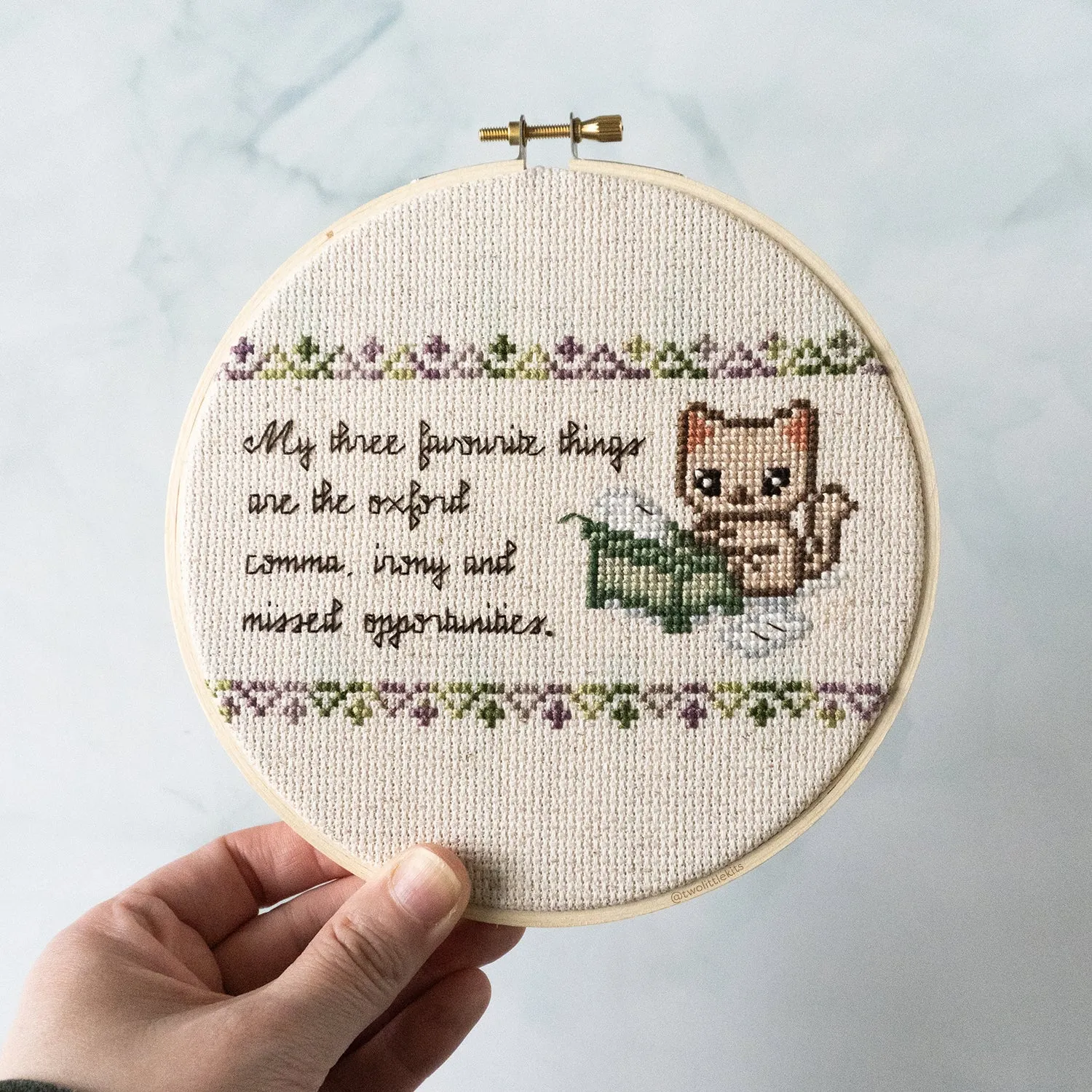 "Missed Opportunities" Cross-Stitch Pattern