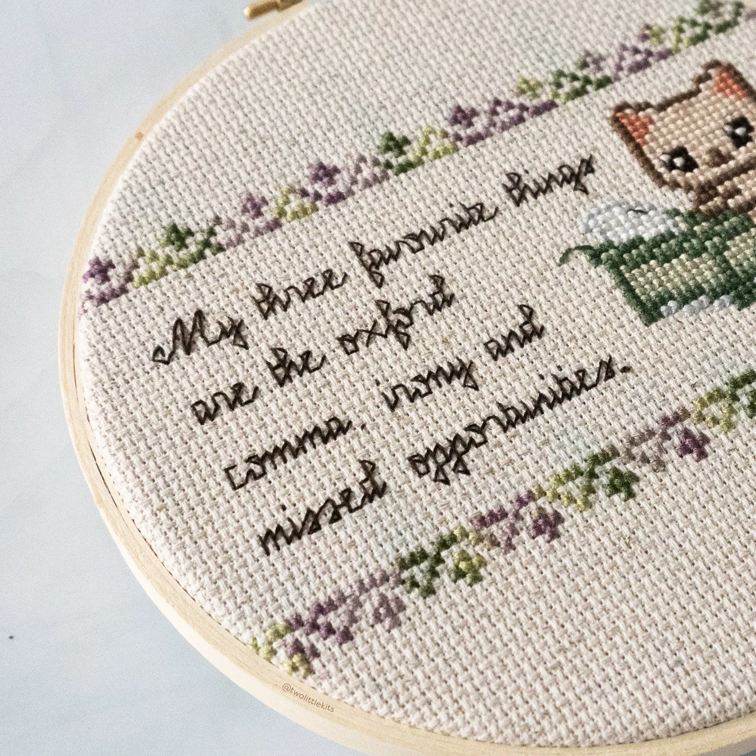 "Missed Opportunities" Cross-Stitch Pattern
