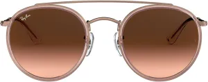 Ray-Ban RB3647N Double Bridge Round Sunglasses