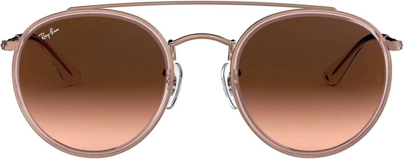 Ray-Ban RB3647N Double Bridge Round Sunglasses