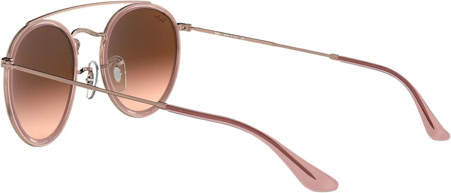 Ray-Ban RB3647N Double Bridge Round Sunglasses