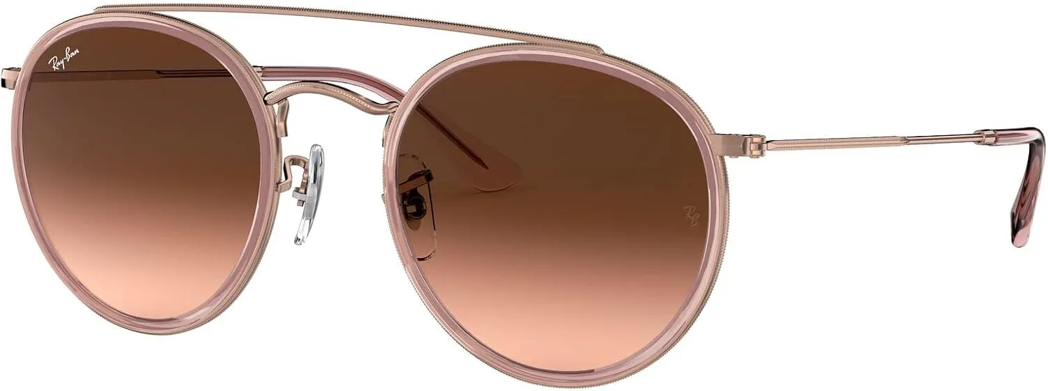 Ray-Ban RB3647N Double Bridge Round Sunglasses