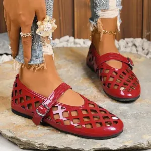 Round Toe Flats Slip-Ons
