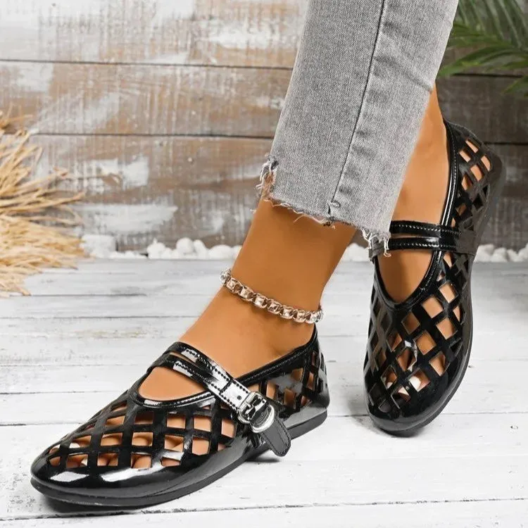 Round Toe Flats Slip-Ons