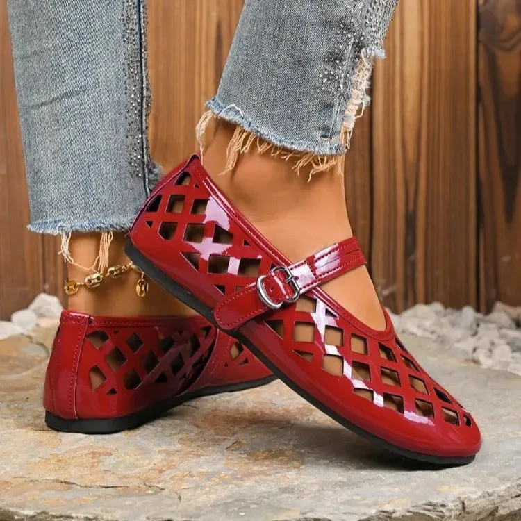 Round Toe Flats Slip-Ons