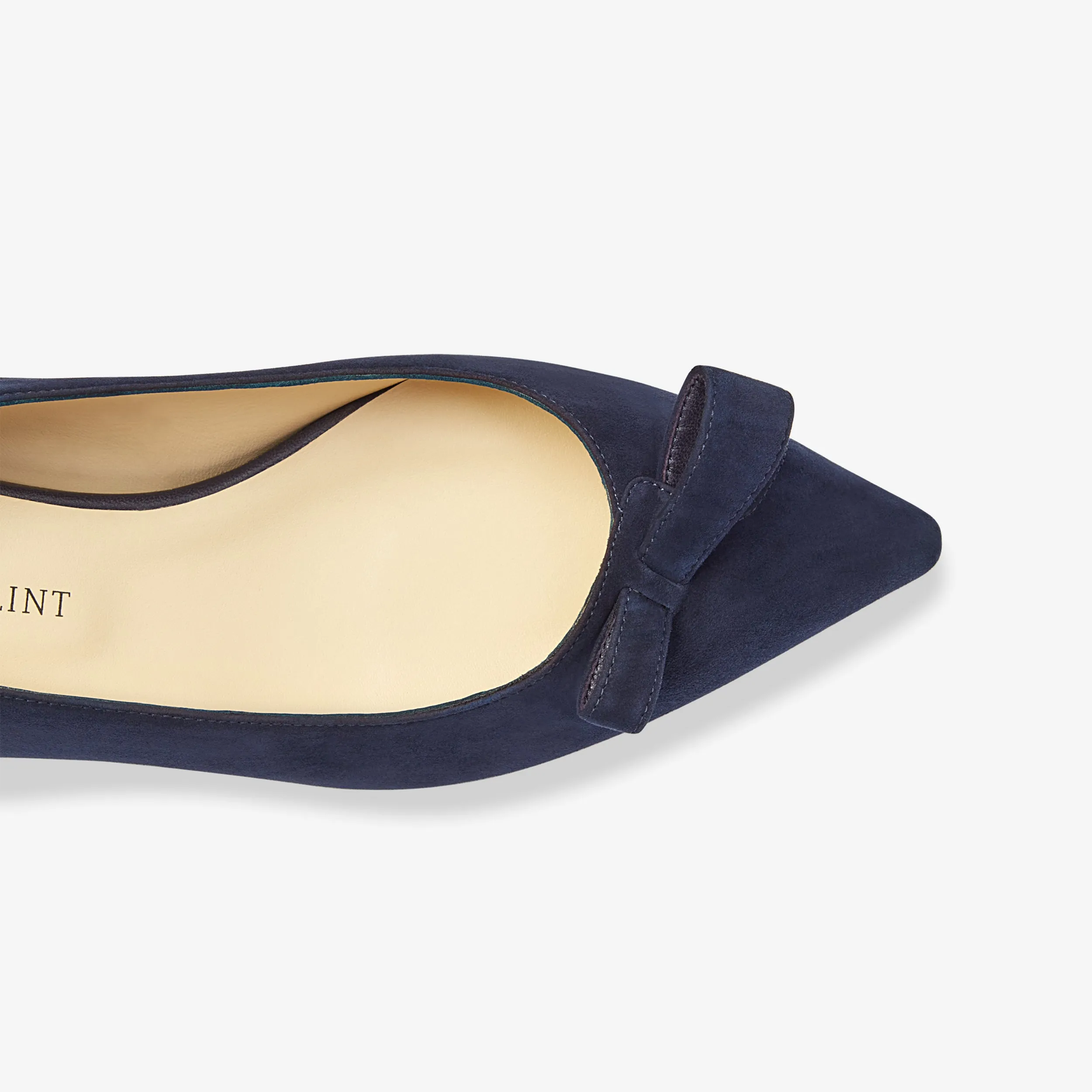 Sarah Flint Natalie Flat :: Navy Suede