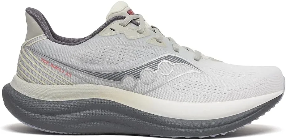 Saucony Men's Triumph 23 Sneaker, Grey/Shadow, 9.5