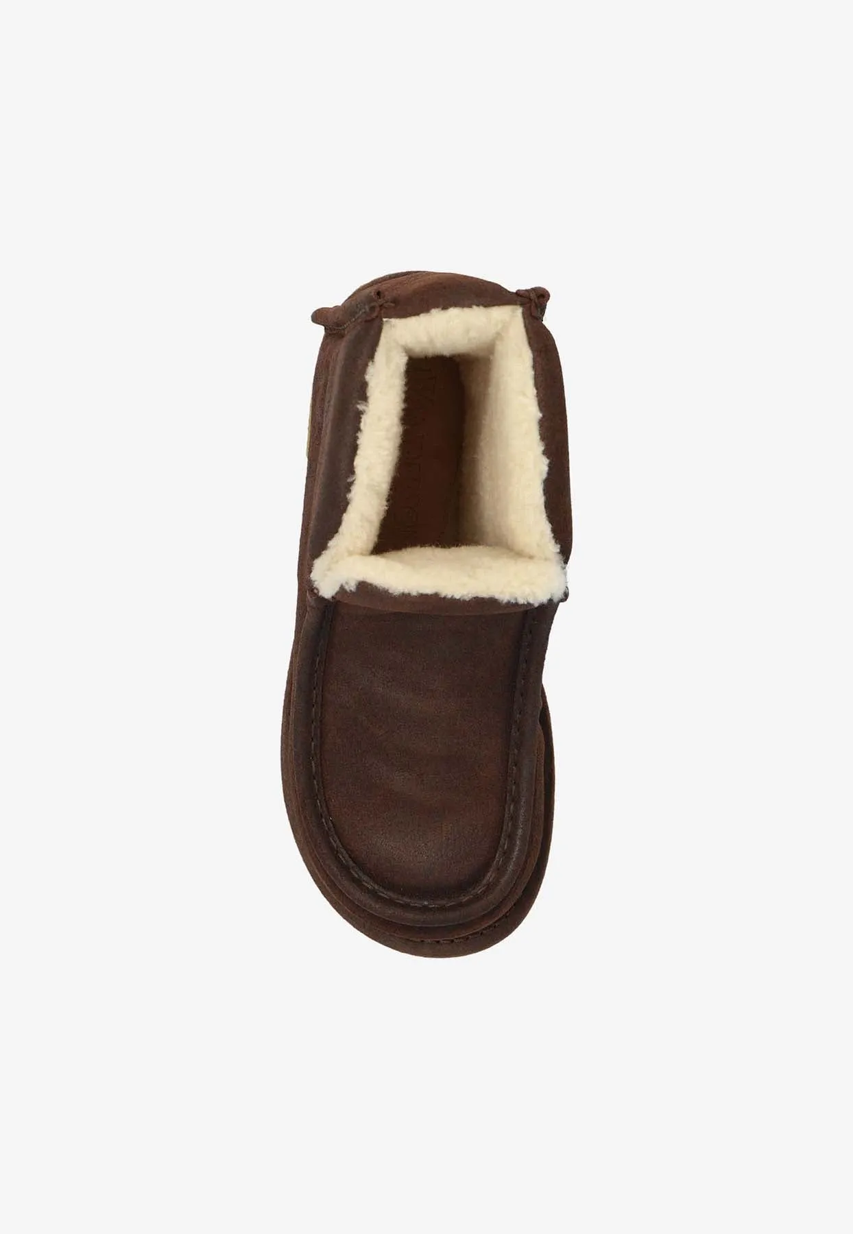 Shearling-Lined Suede Boots