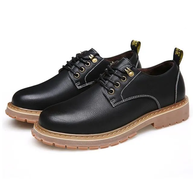 Shoes Fashion Trend  Shoes Spring Autumn Summer  Leather Breathable Flat Business Casual Shoes
