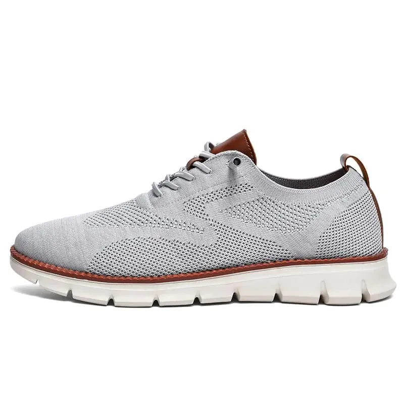 Shoes Men Breeze Breeze Shoes Upper Shoes Cloud-integrated Oxfords Lace-Up for Shoes Shoes Casual Grey Walking Dress Bargain price Breathable Urban wearbreeze for Lightweight Comfortable Mens Men