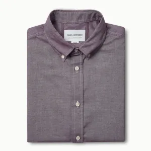 Short sleeve oxford - Burgundy