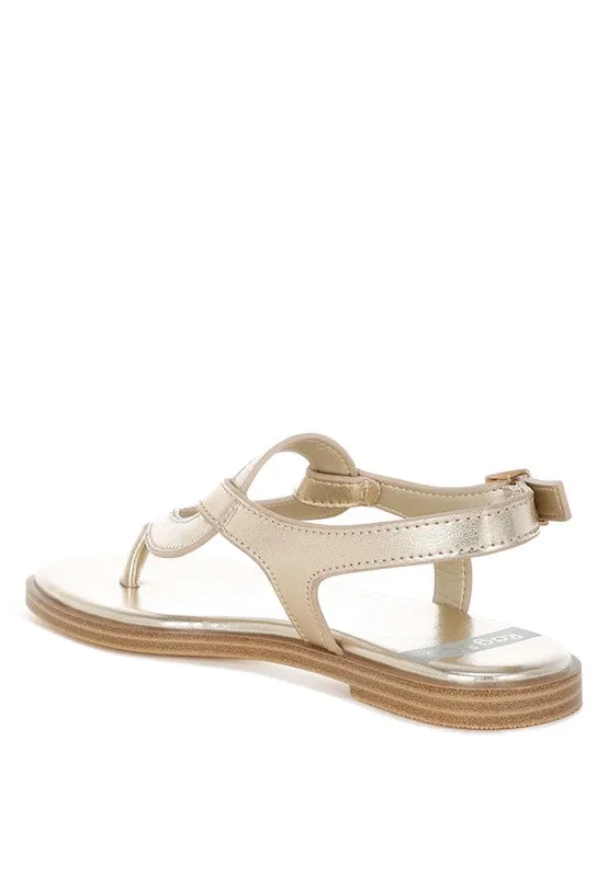 Sienna Metallic Genuine Leather Flats