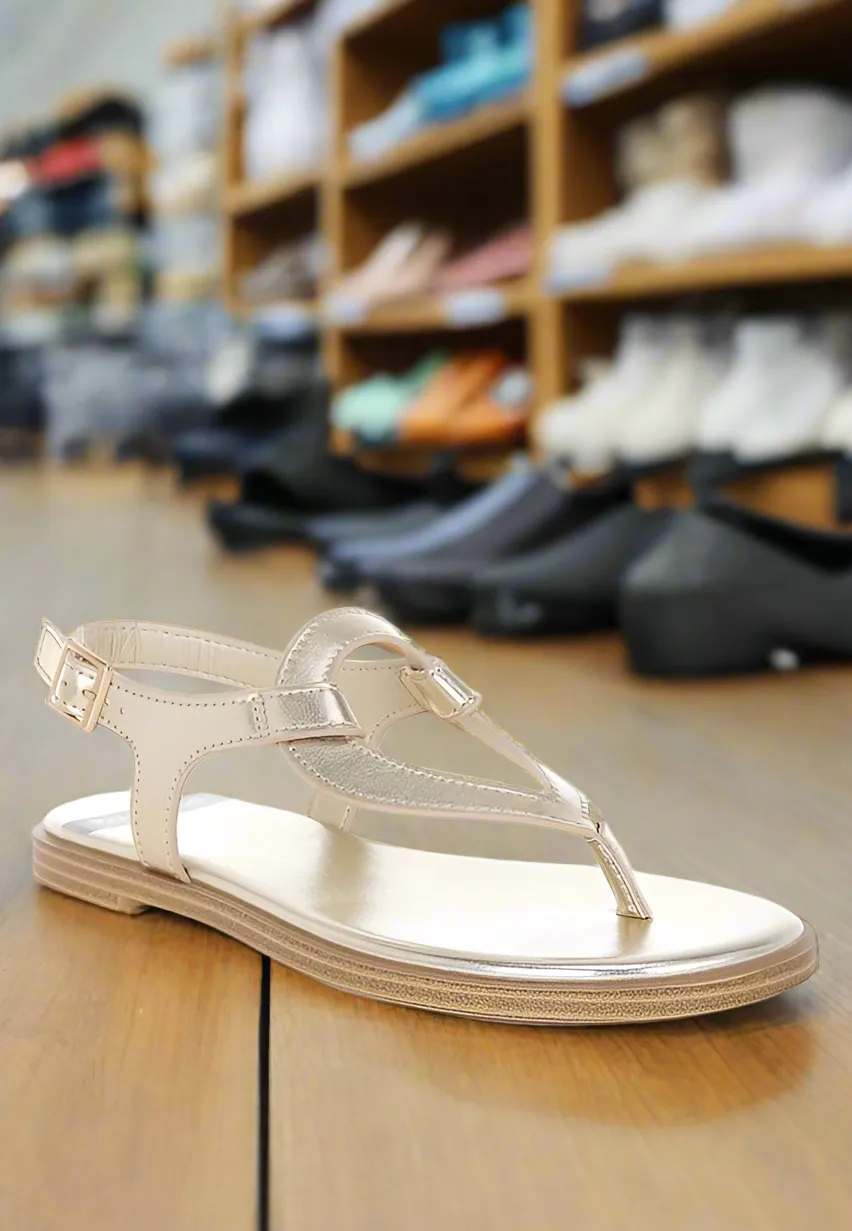 Sienna Metallic Genuine Leather Flats