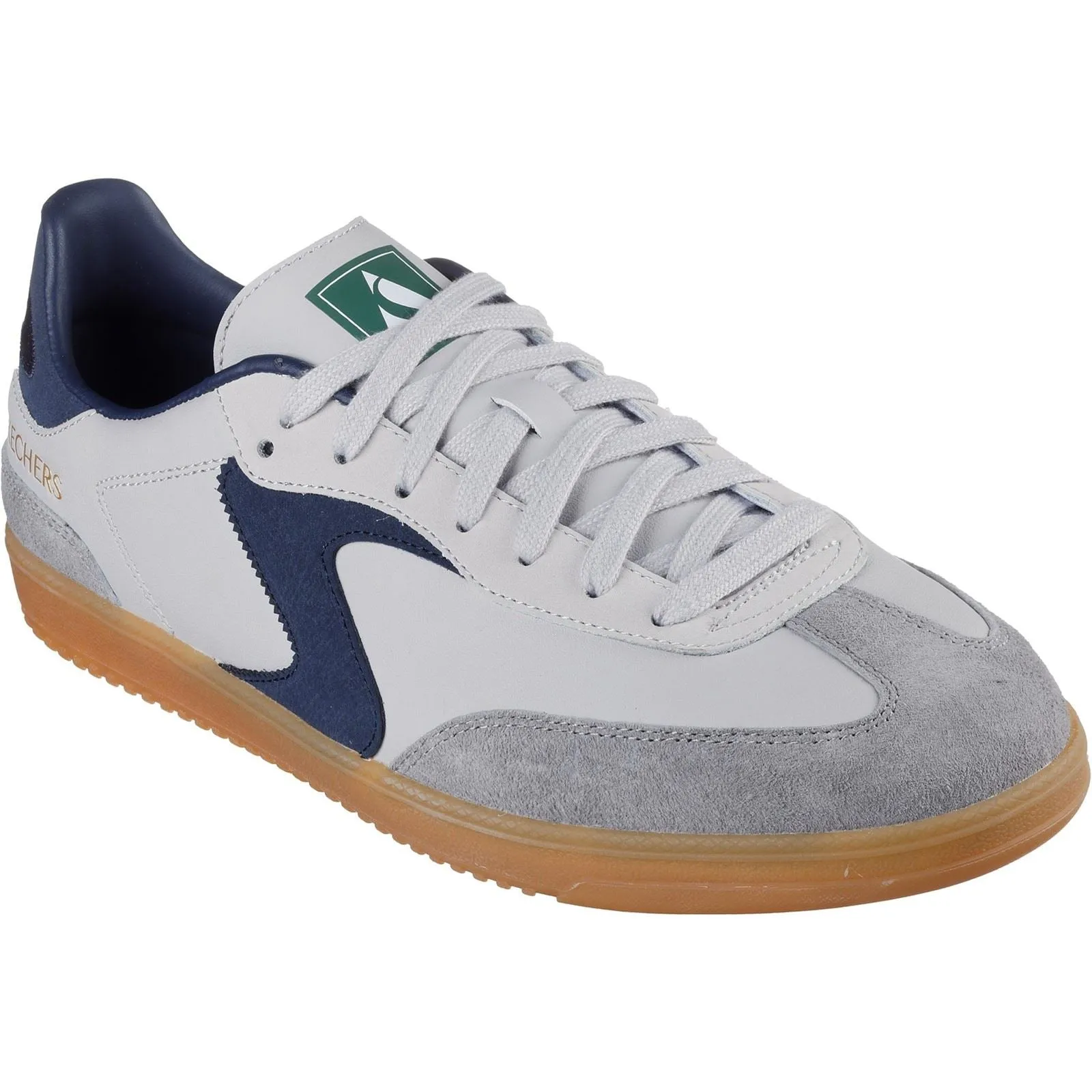 Skechers Men's Hotshot Pyke Trainer in Grey/Navy