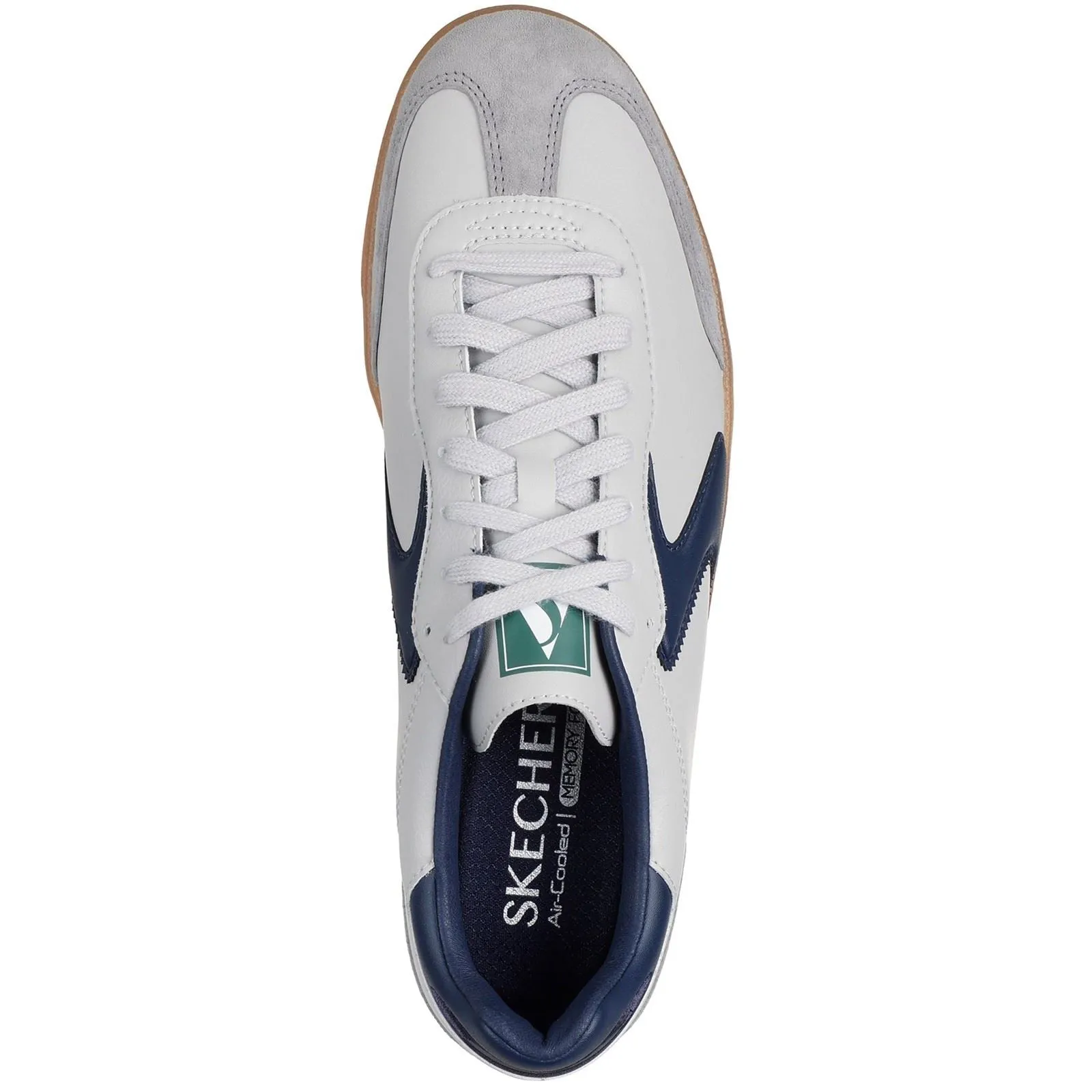 Skechers Men's Hotshot Pyke Trainer in Grey/Navy