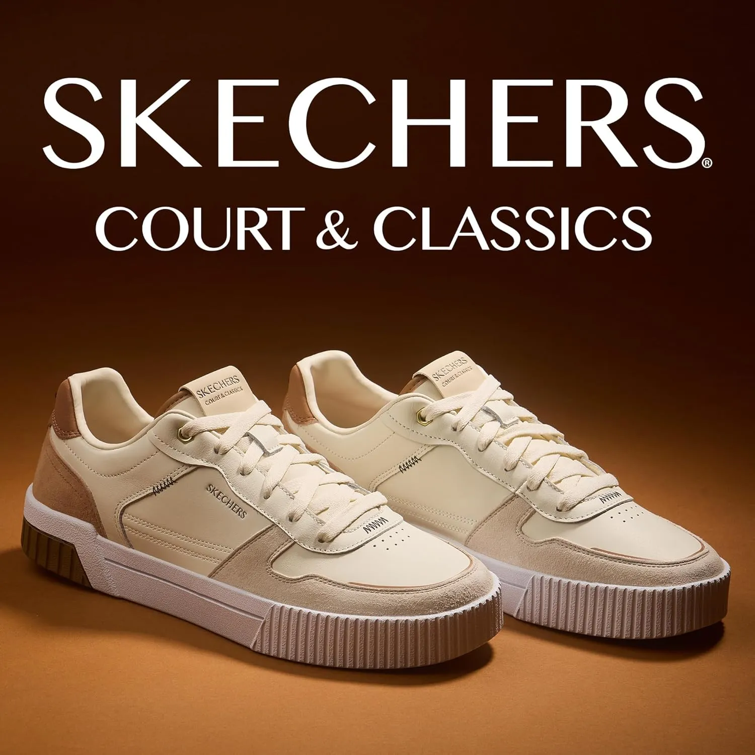 Skechers Men's Jade Kovos Leather and Suede Lace-up Sneakers