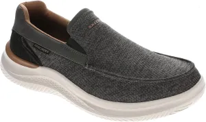 Skechers USA Men's Men's Hasting-Marco Sneaker, Grey/Black, 10