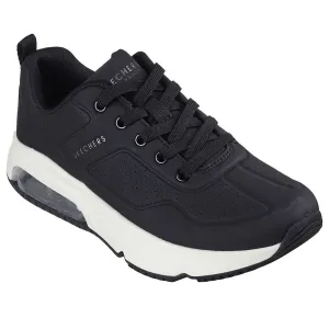 Skechers Women's Uno Evolve Infinite Air Black Low Top Sneaker Shoes (BLK)