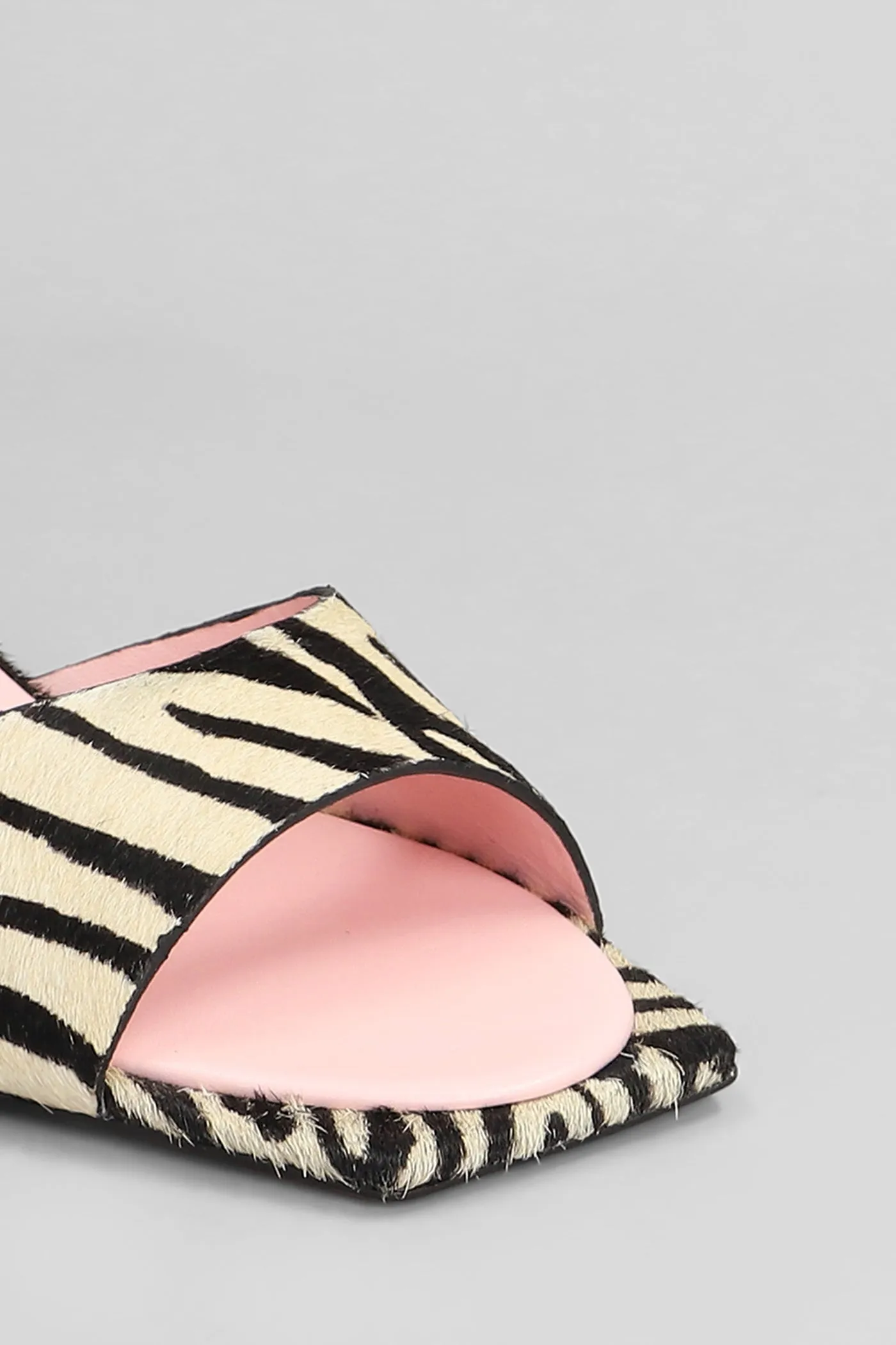 Slipper-Mule in Animalier pony skin