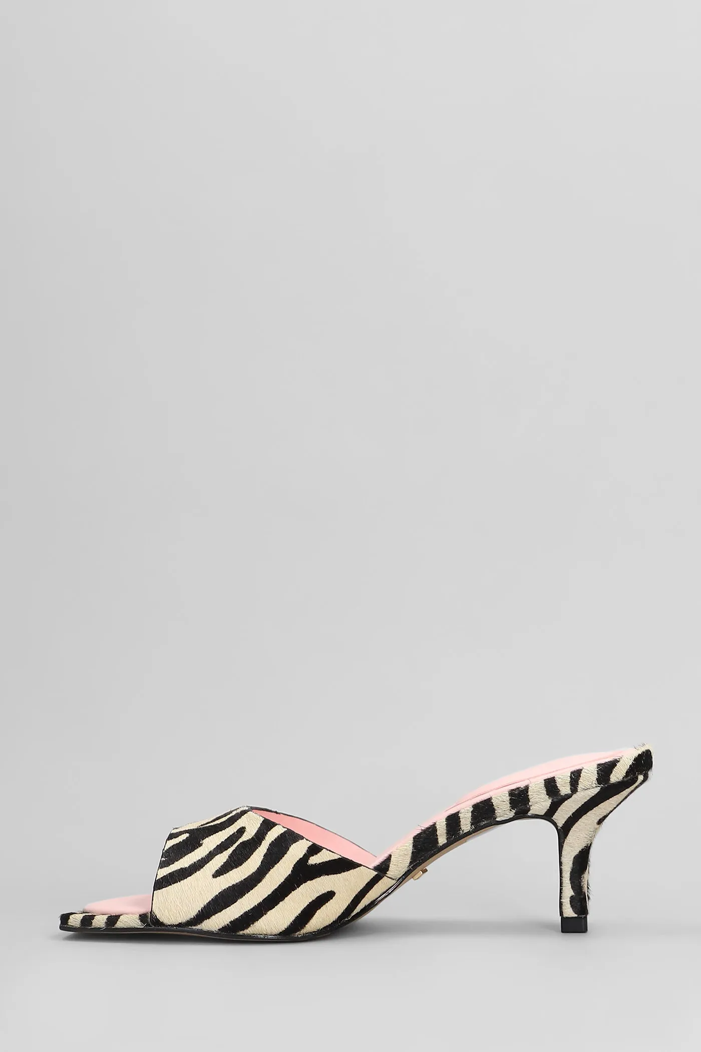Slipper-Mule in Animalier pony skin