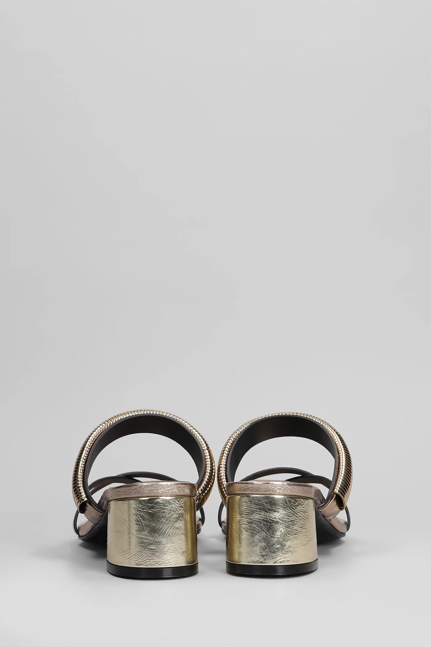 Slipper-Mule in copper leather