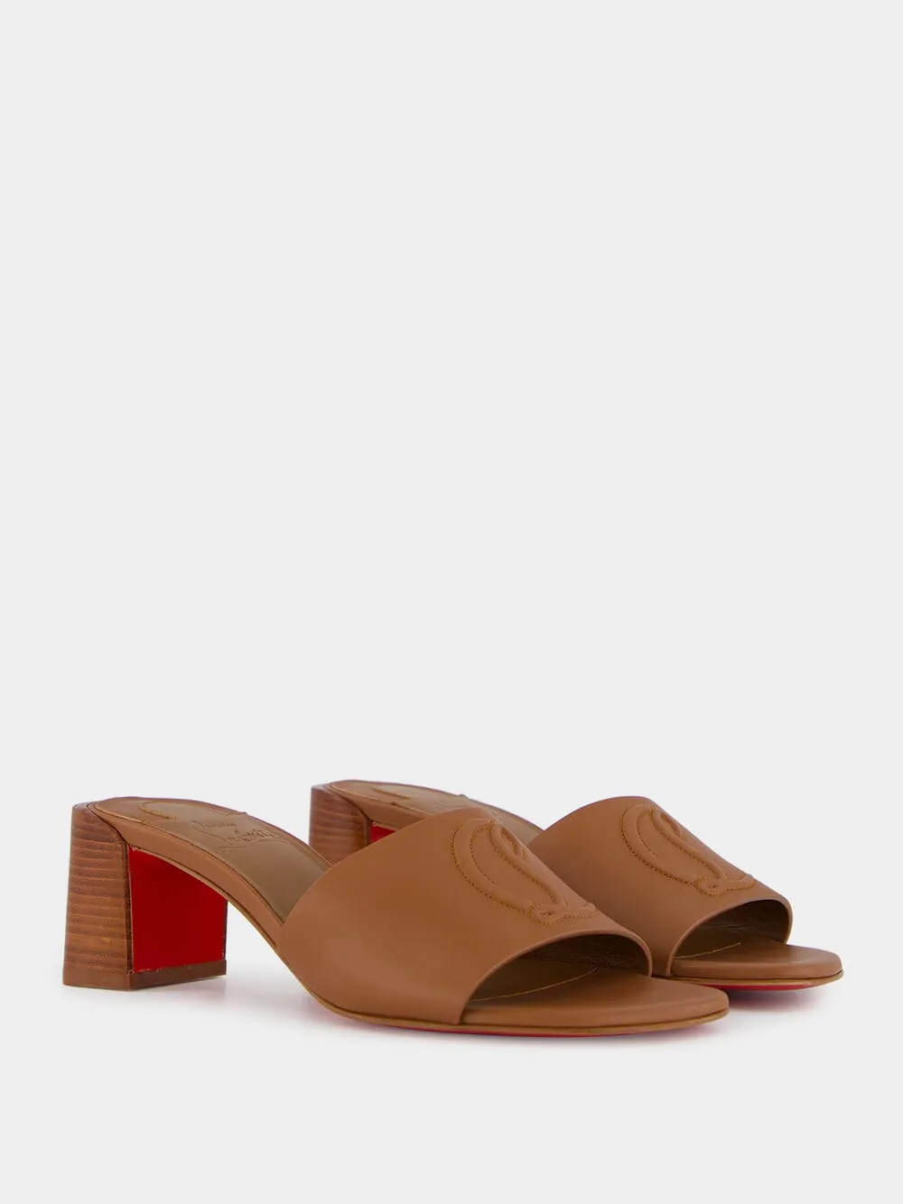 So CL Brown Mule Sandals