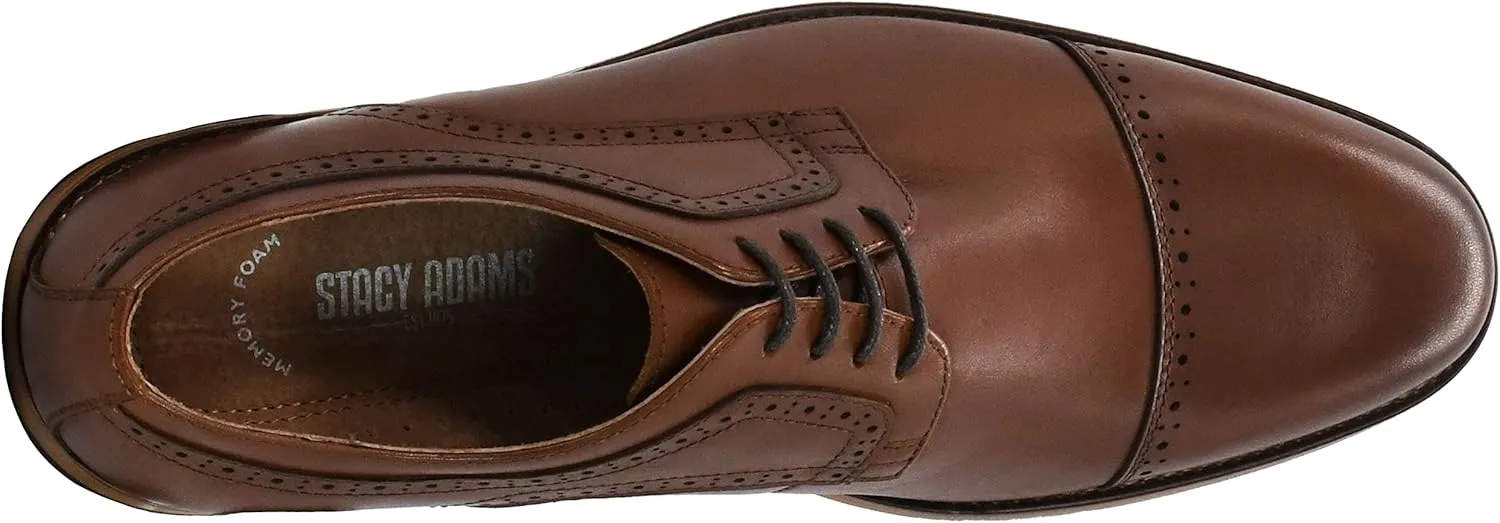 STACY ADAMS Men's Dickinson Cap-Toe Lace-up Oxford
