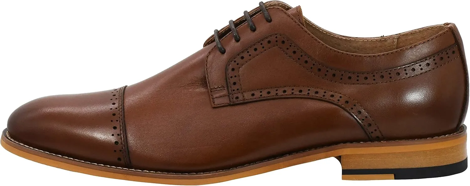 STACY ADAMS Men's Dickinson Cap-Toe Lace-up Oxford