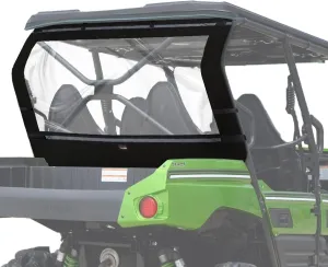 StarknightMT TERYX Soft Rear Window - Back Dust Panel Compatible with KAWASAKI TERYX 4 800 2013-2024 Dustproof Rainproof UTV Back Windshield Accessories