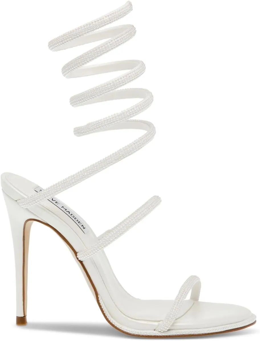 Steve Madden Women's Exotica Ankle Wrap Stiletto Dress Sandal