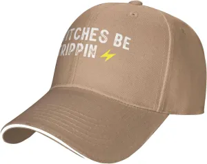 Switches Be Trippin Unisex Baseball Cap Vintage Men Women Low Profile Dad Hat Adjustable,Natural