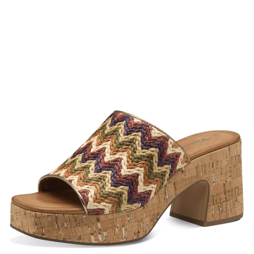 Tamaris Multicolour Platform Mule|2721244902