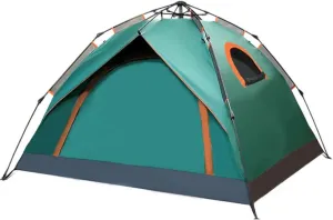 Tent Outdoor Tent 3-4 Double-Layer Hydraulic rain Automatic Tent Camping Tent Gazebo Sunscreen shed pop-up Large Camping Tent Cabin Beach Tent Quick Installation Waterproof Tent