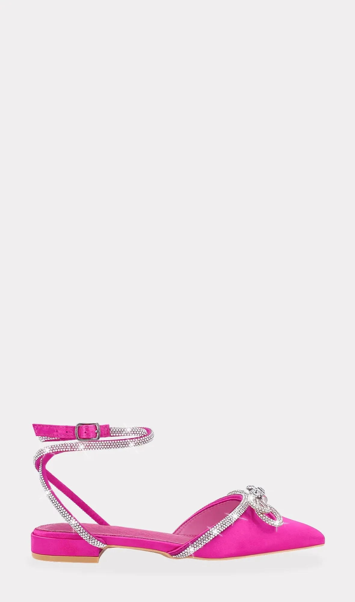 Tessa Pointed Toe Flat - Pink