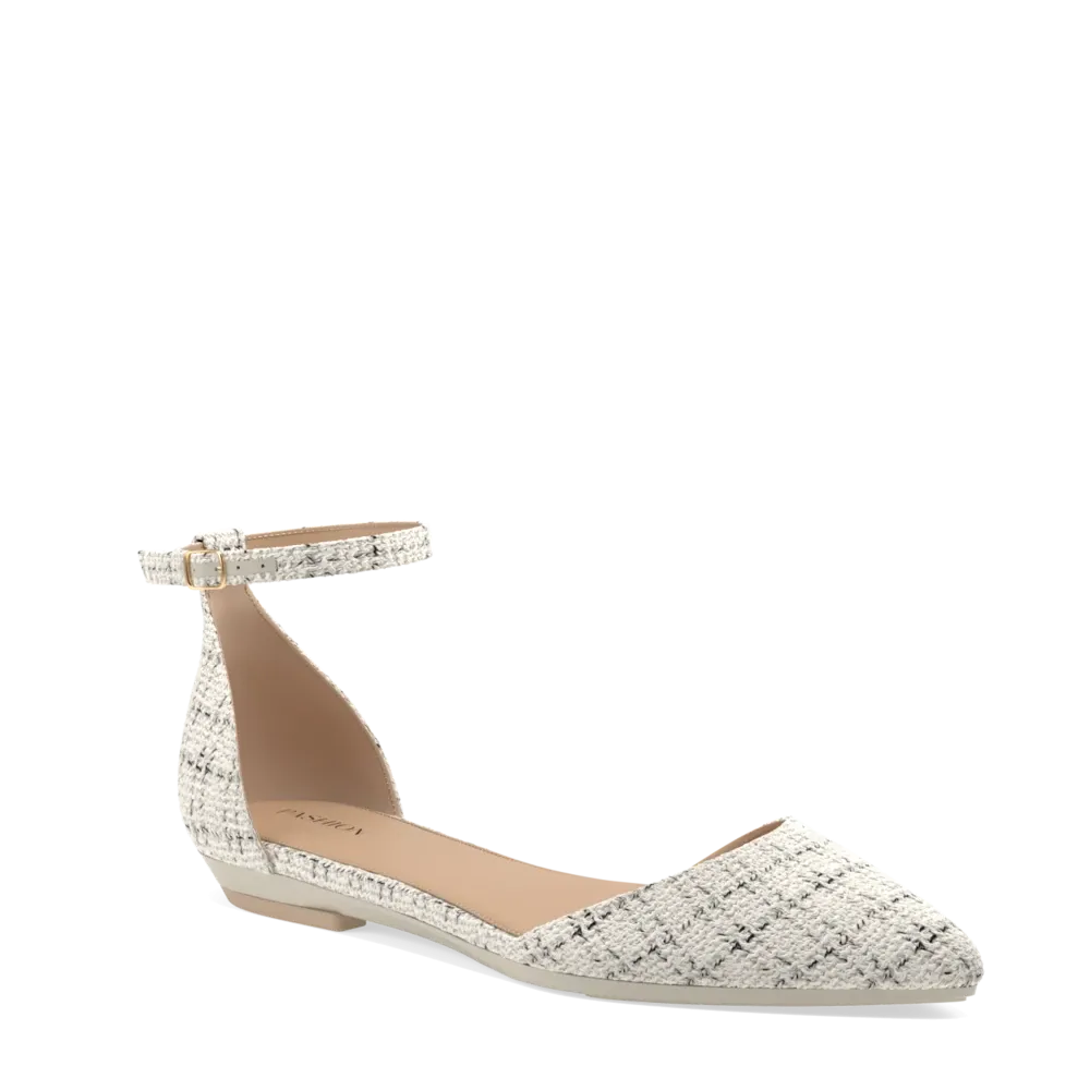 The D'Orsay - Bone Tweed 3 Block - FINAL SALE