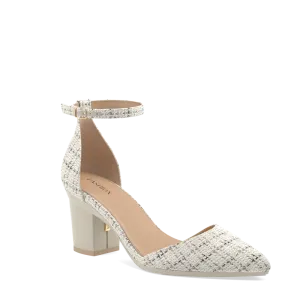The D'Orsay - Bone Tweed 3 Block - FINAL SALE