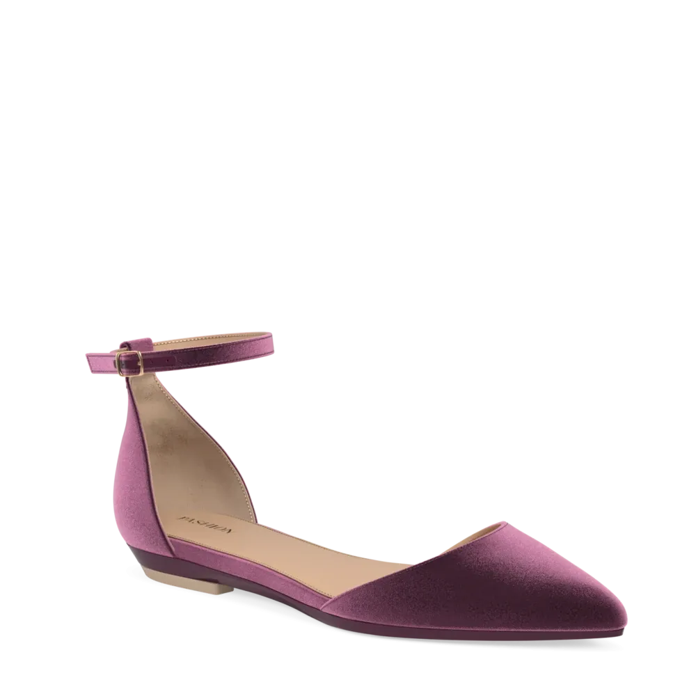 The D'Orsay - Sugar Plum Velvet 3 Stiletto - FINAL SALE