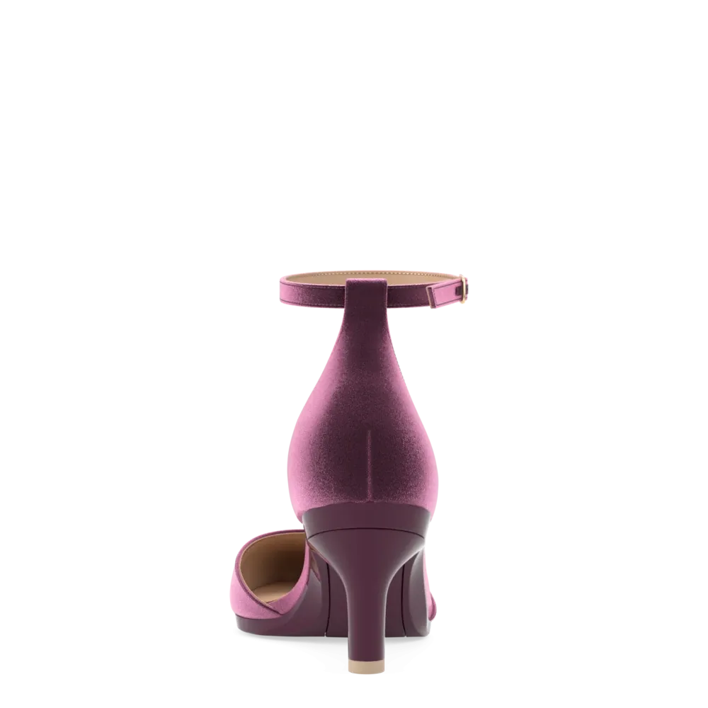 The D'Orsay - Sugar Plum Velvet 3 Stiletto - FINAL SALE