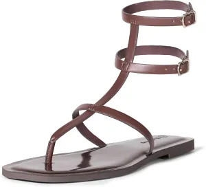 The Drop Women's Casper Gladiator Thong Ankle Sandal Strap
