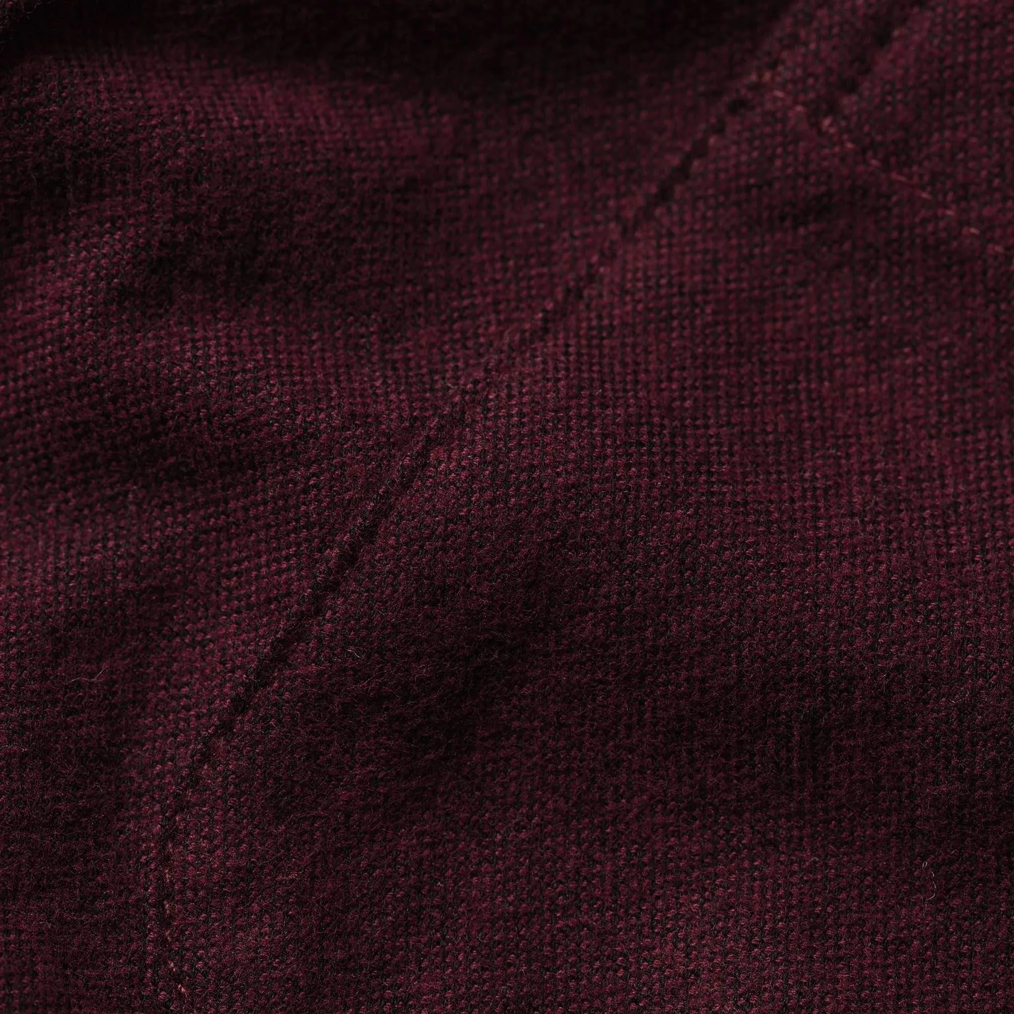 The Jack in Maroon Brushed Oxford