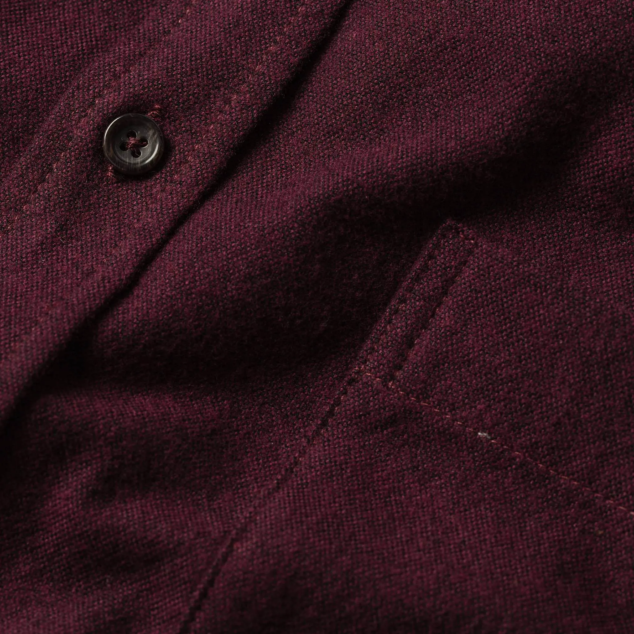 The Jack in Maroon Brushed Oxford