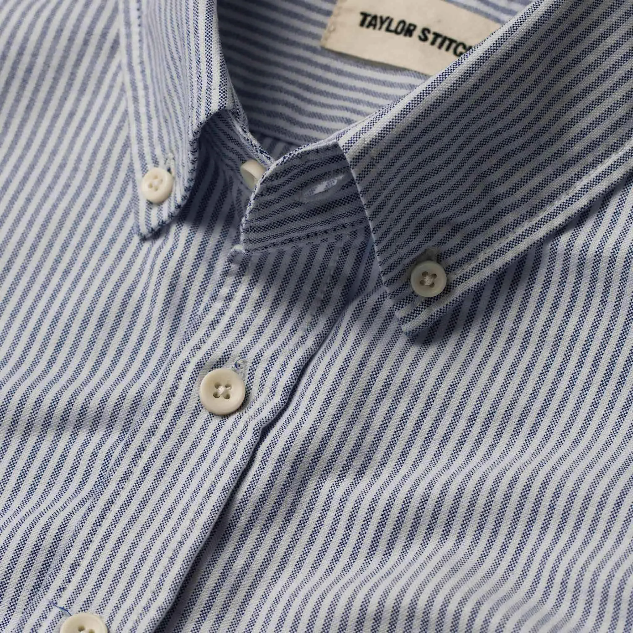 The Jack in Navy University Stripe Oxford