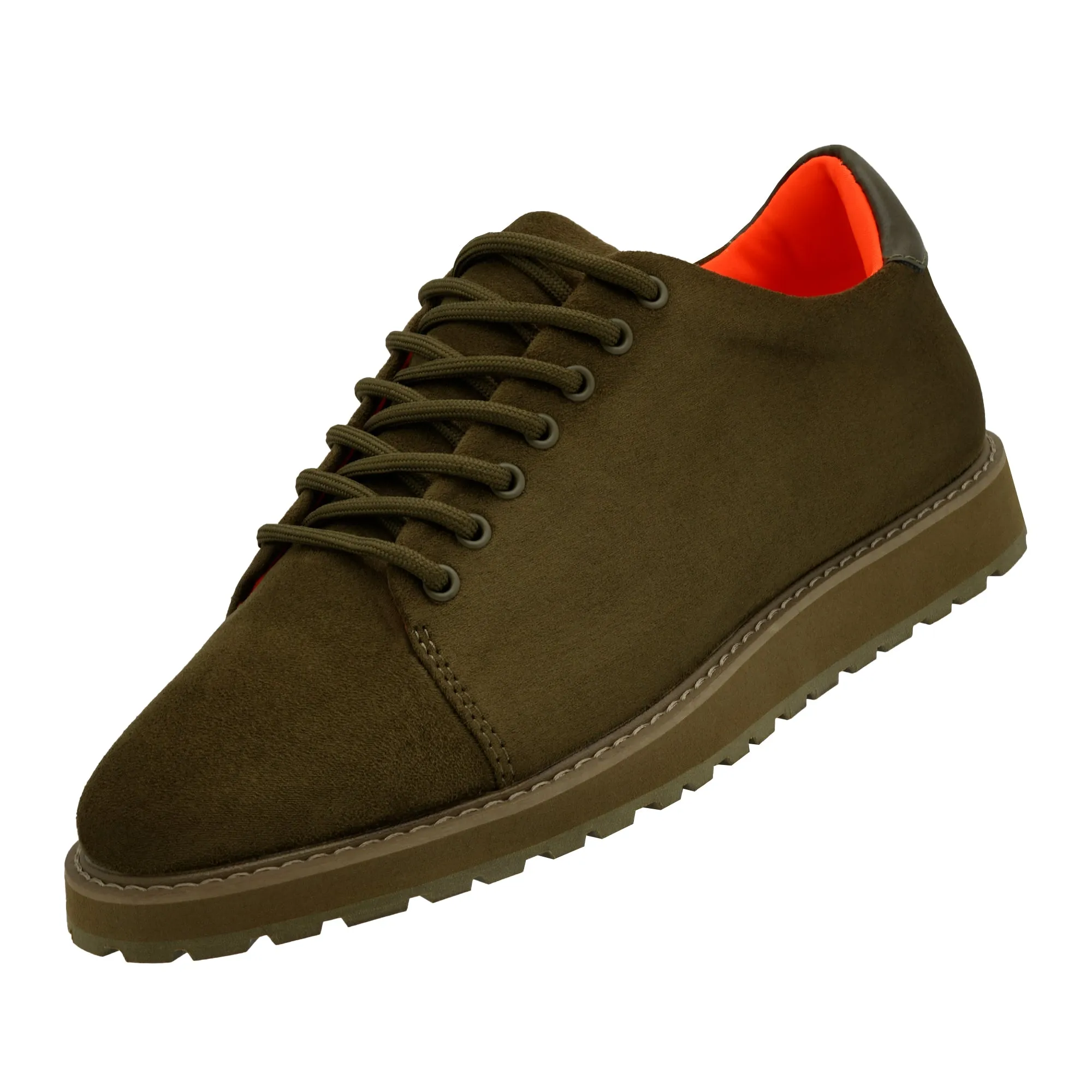 The Muscoby S TAYNO Suede Low Lace Up Sneaker