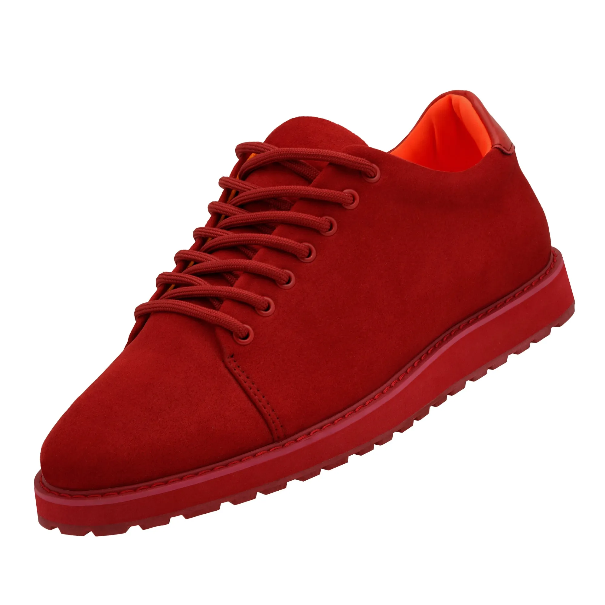 The Muscoby S TAYNO Suede Low Lace Up Sneaker