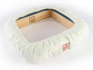 The Oxford Company Natural White Frame Cover (White, Small - 10" X 10")