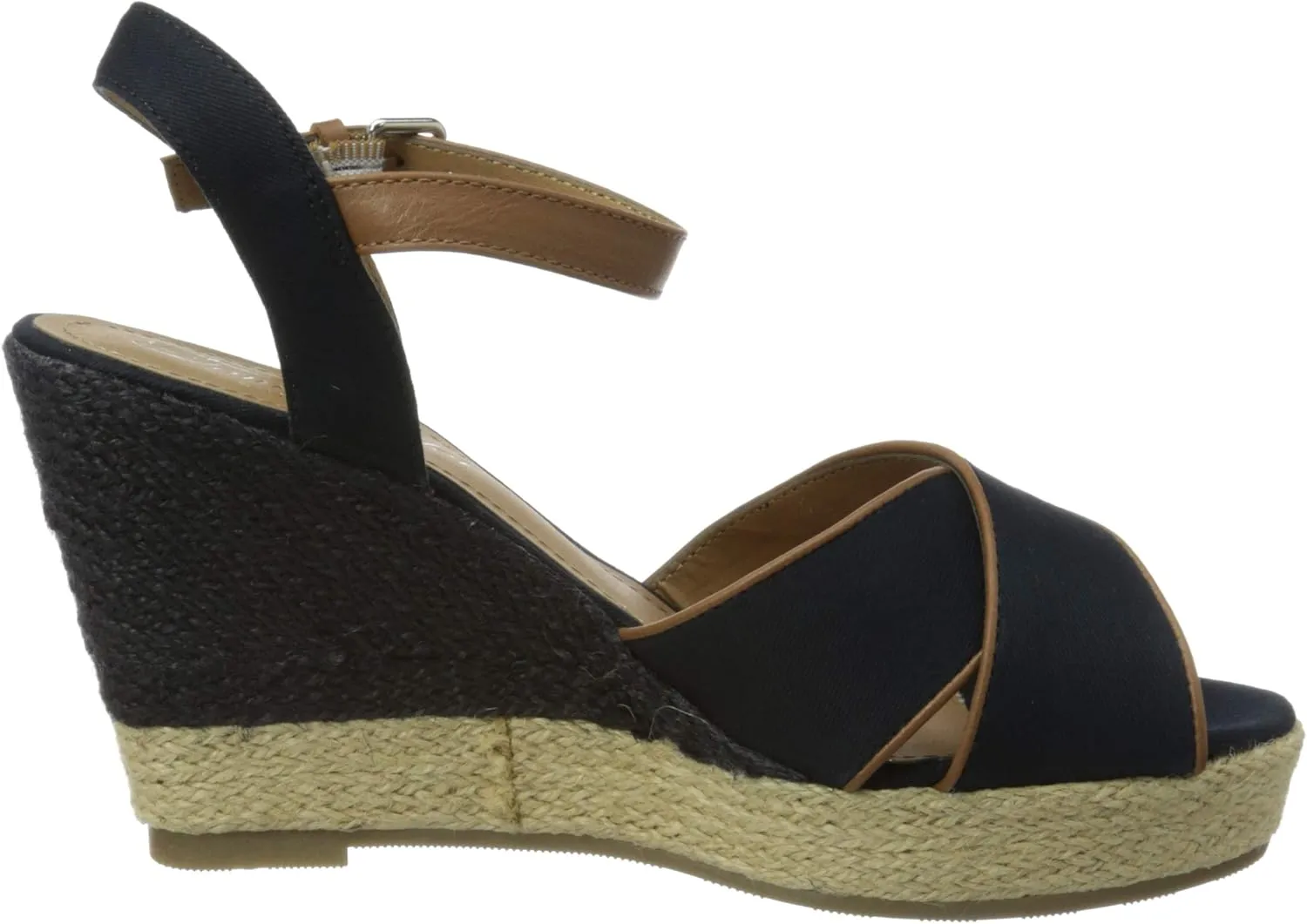 TOM TAILOR Women's Ankle Strap Wedge Sandal